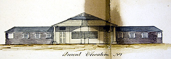 Original elevation of the sheep shearing house [RBox818/18/23]